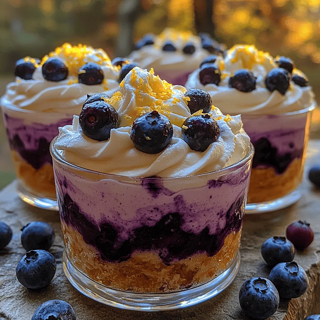 When it comes to summer desserts, few things are as refreshing and delightful as a Silky Lemon Blueberry Fool. This enchanting treat combines the sweet burst of fresh blueberries with the zesty brightness of lemon, creating a harmonious blend of flavors that dance on the palate. Each spoonful offers a light, airy texture, making it an ideal choice for warm weather gatherings, picnics, or as a simple yet elegant finish to a meal.