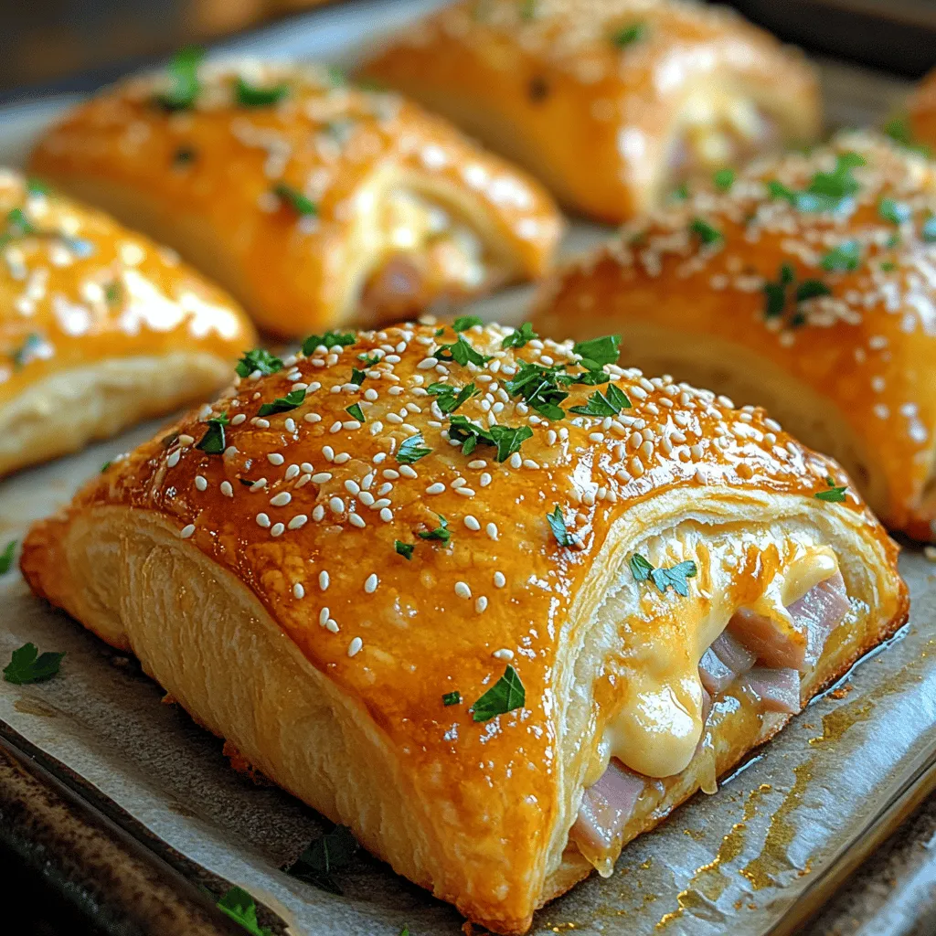 In the realm of culinary delights, savory snacks hold a special place, effortlessly bridging the gap between casual gatherings, lively parties, and comforting family dinners. Whether it’s a festive celebration or a simple weeknight meal, there’s something irresistible about a dish that combines convenience with flavor. Enter the Savory Ham and Cheese Crescent Rolls Delight—an exemplary recipe that embodies this very essence. With its flaky pastry and gooey filling, this dish promises to not only satisfy your taste buds but also impress your guests.
