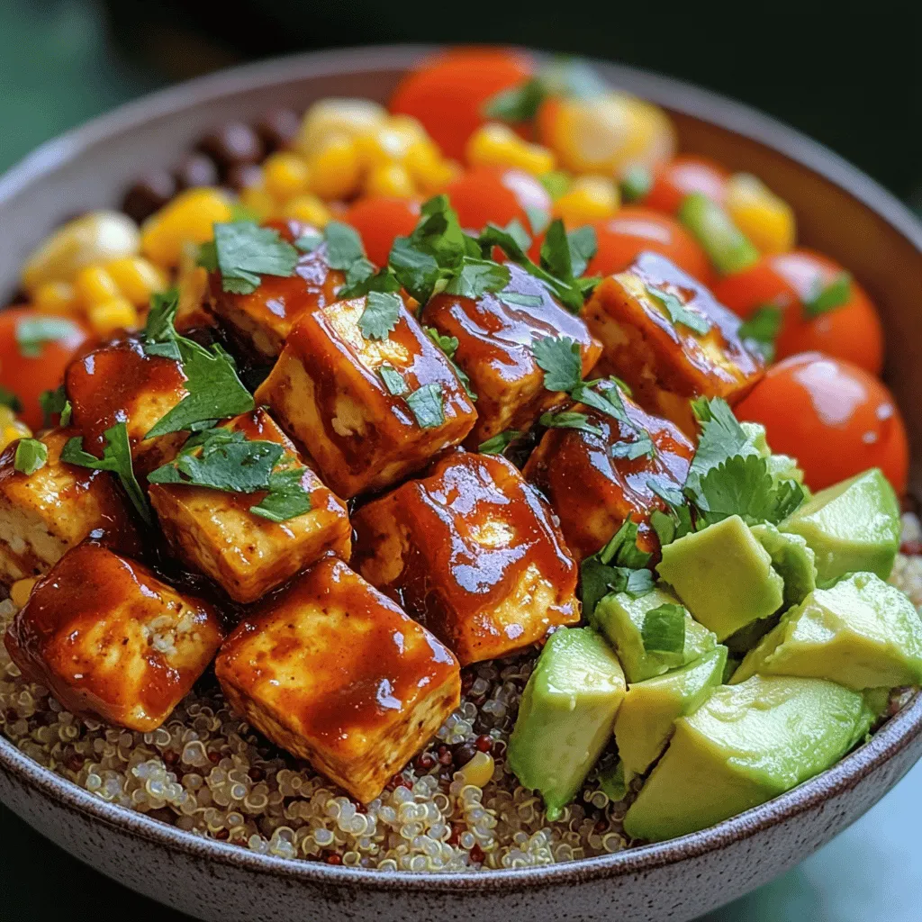 In recent years, power bowls have taken the culinary world by storm, captivating the hearts and appetites of health-conscious eaters and culinary enthusiasts alike. These vibrant meals are not just a feast for the eyes; they are also a treasure trove of nutrients, making them an ideal choice for anyone striving to maintain a balanced diet. One particularly enticing creation in the realm of power bowls is the Crunchy BBQ Tofu Power Bowl. This dish artfully marries the smoky, savory flavors of barbecue with the wholesome goodness of fresh vegetables and protein-rich tofu, culminating in a satisfying meal that is perfect for lunch or dinner.