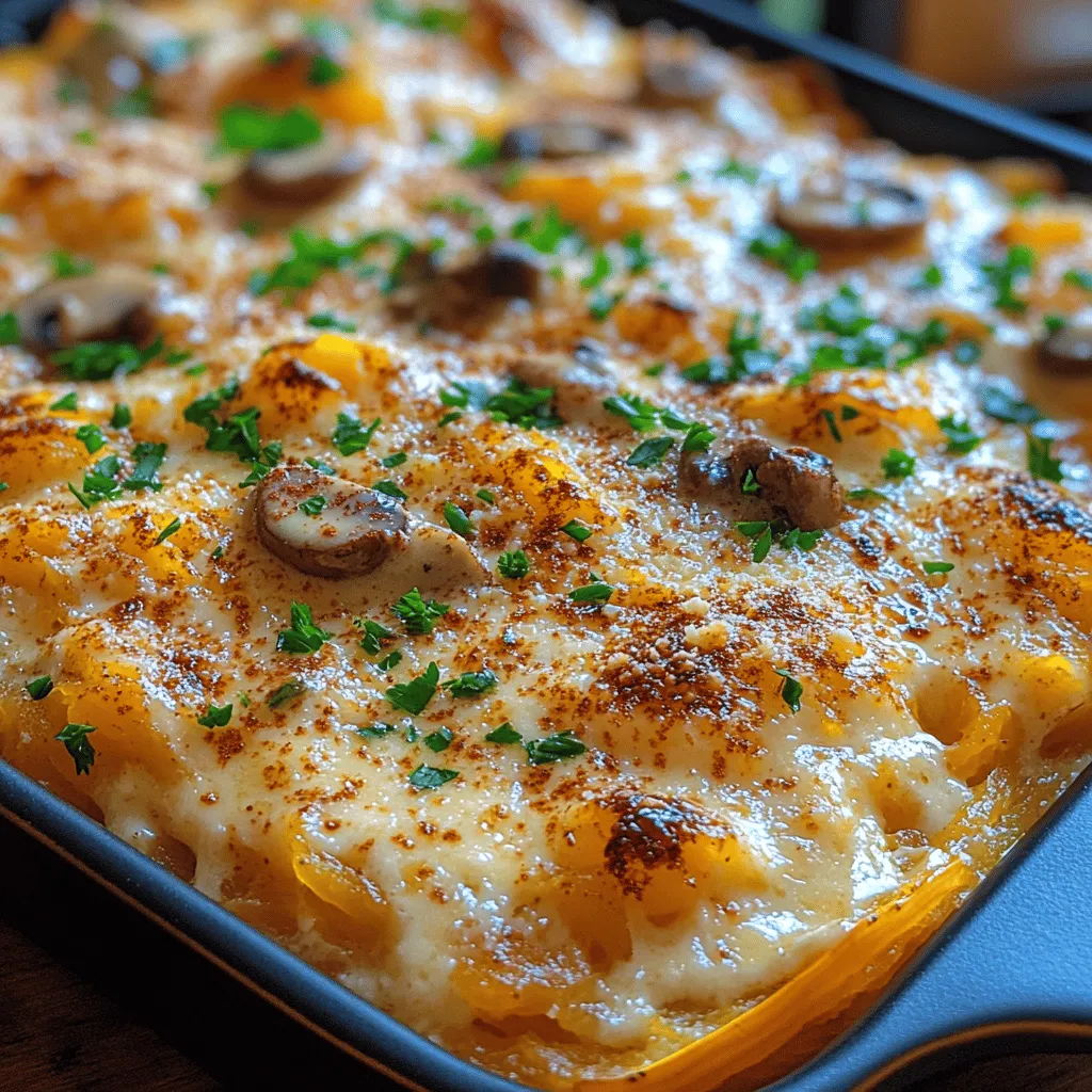 Spaghetti squash has emerged as a popular alternative to traditional pasta, appealing to health-conscious diners and culinary adventurers alike. This unique vegetable, when cooked, transforms into strands that mimic the texture of pasta, making it a versatile base for a variety of dishes. As plant-based diets continue to gain traction, the allure of creamy sauces—particularly those reminiscent of classic comfort foods—has grown significantly. The Creamy Baked Spaghetti Squash Alfredo recipe captures this essence beautifully, offering a rich, indulgent flavor profile that doesn't compromise on health. Whether you're a seasoned vegan or just looking to incorporate more vegetables into your meals, this dish provides a satisfying experience that can be customized with protein for a complete meal.