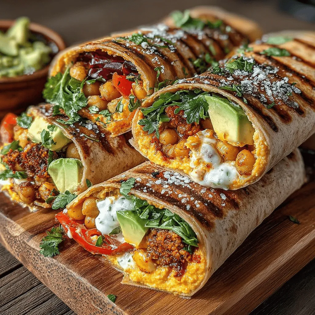 In today’s fast-paced world, finding a meal that is not only quick to prepare but also healthy and bursting with flavor can often feel like a challenge. Enter the Smoky Chickpea & Roasted Red Pepper Wraps—an ideal solution for those seeking a nutritious meal without sacrificing taste. This vibrant wrap combines the earthy richness of chickpeas with the sweet, smoky flavor of roasted red peppers, making it a delightful addition to any lunch or dinner table.