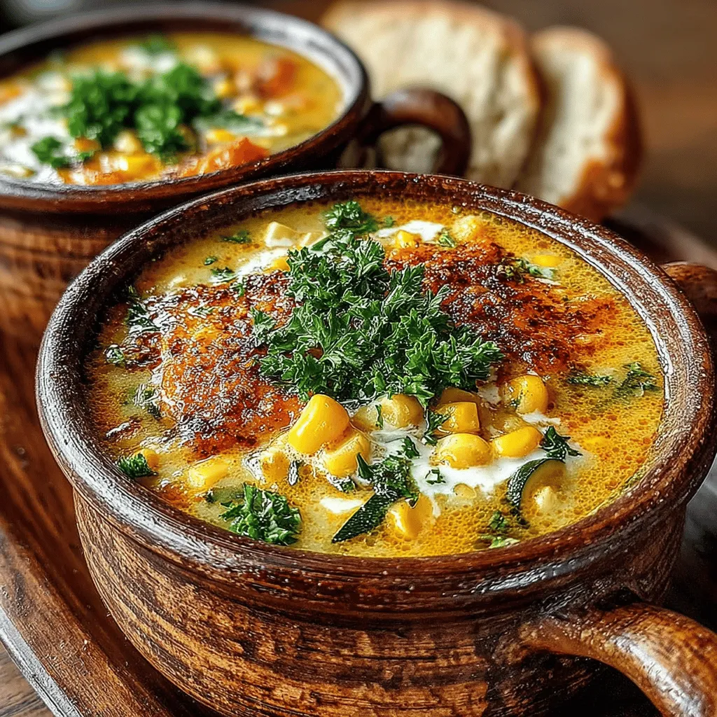 When it comes to comfort food, few dishes can rival the creamy, rich texture and delightful flavors of a chowder. The Creamy Zucchini Corn Chowder is a standout recipe that perfectly embodies this essence. This dish is not only a feast for the senses but also a nourishing option that brings together the best of summer vegetables in a warm, satisfying bowl. Its appeal lies in its simplicity and the way it showcases the fresh, vibrant flavors of zucchini and corn, making it an ideal choice for a cozy weeknight dinner or a comforting weekend lunch.