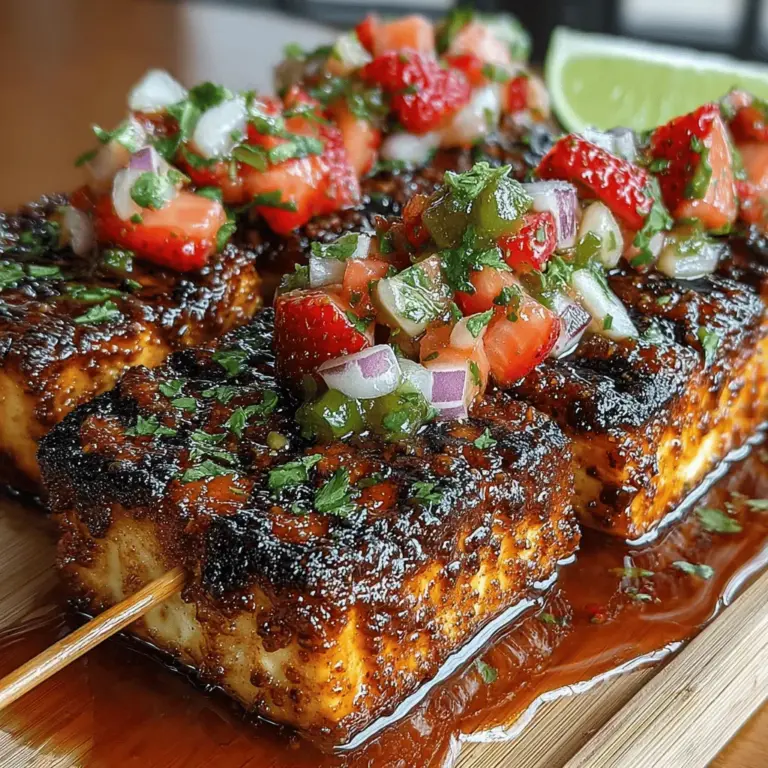 As the world embraces a more sustainable and health-conscious lifestyle, the popularity of plant-based eating continues to soar. Whether driven by ethical concerns, environmental awareness, or health goals, many individuals are exploring the vast possibilities of plant-based cuisine. One dish that beautifully encapsulates this trend is Grilled Tofu Skewers paired with a Refreshing Strawberry Salsa. This recipe not only showcases the versatility of tofu but also highlights the vibrant flavors of fresh strawberries, creating a culinary experience that is both satisfying and nutritious.