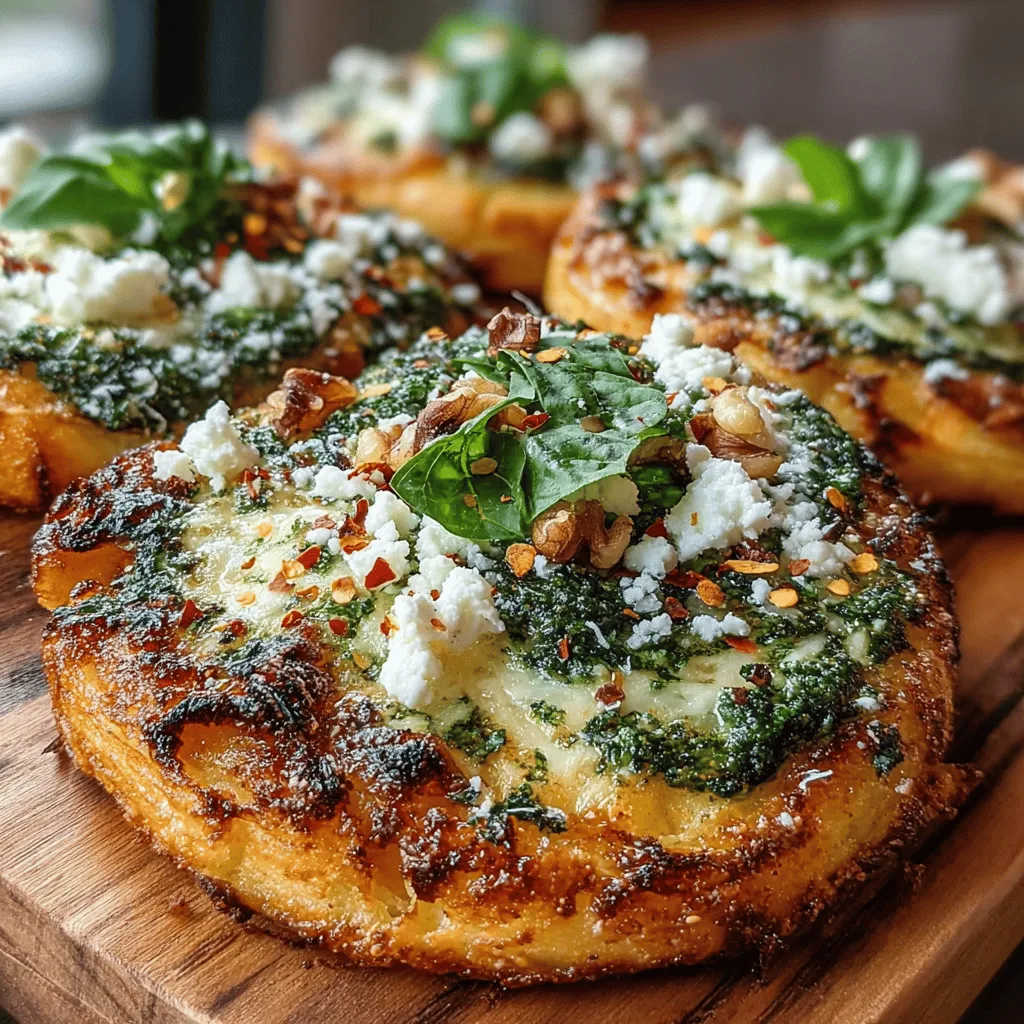 In recent years, the culinary world has seen a remarkable shift toward plant-based meals, with many individuals and families embracing the notion of eating more vegetables and whole foods. One dish that beautifully embodies this trend is the Sweet Potato & Kale Pesto Flatbreads. This vibrant recipe not only showcases the colors and flavors of seasonal produce but also packs a nutritional punch that can satisfy a variety of dietary preferences. These flatbreads are versatile enough to serve as a delightful appetizer, a filling main course, or an impressive sharing platter for gatherings.