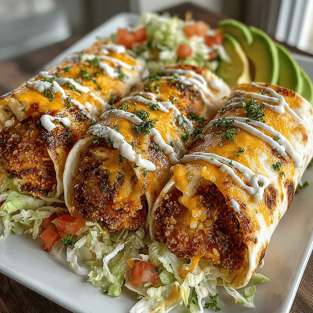 Crispy Ranch Chicken Tender Wraps are a delightful fusion of crunchy chicken tenders and fresh vegetables, all wrapped in a soft tortilla. This recipe combines the rich flavors of ranch seasoning with the classic appeal of fried chicken, creating an irresistible meal that’s perfect for lunch, dinner, or a casual gathering. Whether you're feeding a family, hosting a get-together, or simply craving a satisfying bite, these wraps offer a delicious balance of textures and flavors that will leave everyone wanting more.