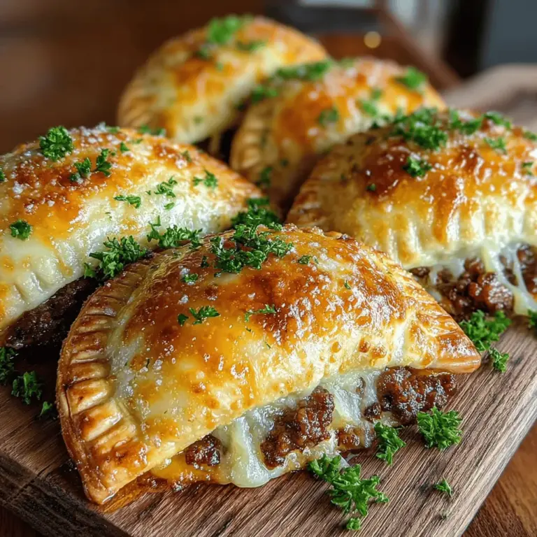Hand pies are a delightful culinary creation that has found its place in various cuisines around the globe. These portable pastries, often filled with savory or sweet fillings, offer a unique blend of convenience and comfort. From the flaky goodness of a classic empanada to the hearty bite of a British pasty, hand pies are celebrated for their versatility and ease of preparation. Among the numerous variations, savory sausage and mushroom hand pies stand out as a favorite, combining rich flavors with satisfying textures. Whether served as a snack, a hearty addition to family gatherings, or a meal-prepping staple, these hand pies have something to offer for every occasion.