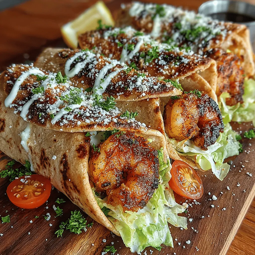When it comes to quick and satisfying meals, Grilled Shrimp Caesar Wraps stand out as a delightful choice that marries flavor and nutrition. This dish encapsulates the essence of a classic Caesar salad while adding a unique twist with perfectly grilled shrimp, all wrapped up in a convenient tortilla. Whether you are looking for a quick family dinner, a refreshing picnic lunch, or a healthy meal prep option for the week ahead, these wraps deliver on all fronts.