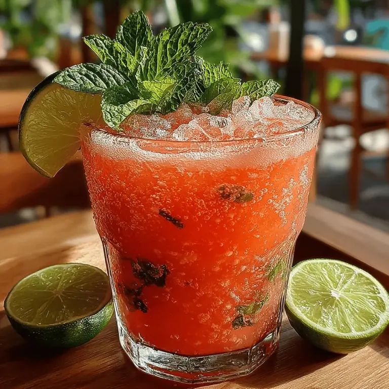 Preparing the Refreshing Watermelon Mint Slush is a straightforward and enjoyable process, perfect for both novice and experienced cooks. The key to achieving that slushy consistency lies in the freezing process and the blending steps. Here’s how to make it: