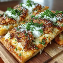 Grilled Chicken Alfredo Flatbread is a delightful and versatile dish that elevates traditional comfort food into an easy-to-make meal with a gourmet touch. Combining the rich, creamy texture of Alfredo sauce with the smoky flavor of grilled chicken, all on a crispy flatbread base, this recipe is perfect for a quick weeknight dinner or as an impressive appetizer for gatherings. It seamlessly merges the comforting essence of Italian cuisine with the convenience of flatbreads, making it a go-to option for many home cooks. With its simple ingredients and straightforward preparation steps, this dish not only satisfies your taste buds but also invites creativity in the kitchen. In this article, we will delve into how to create this delicious meal that transforms everyday ingredients into an extraordinary experience.
