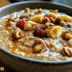 Creamy Maple Walnut Oatmeal: A Nutritious Start to Your Day