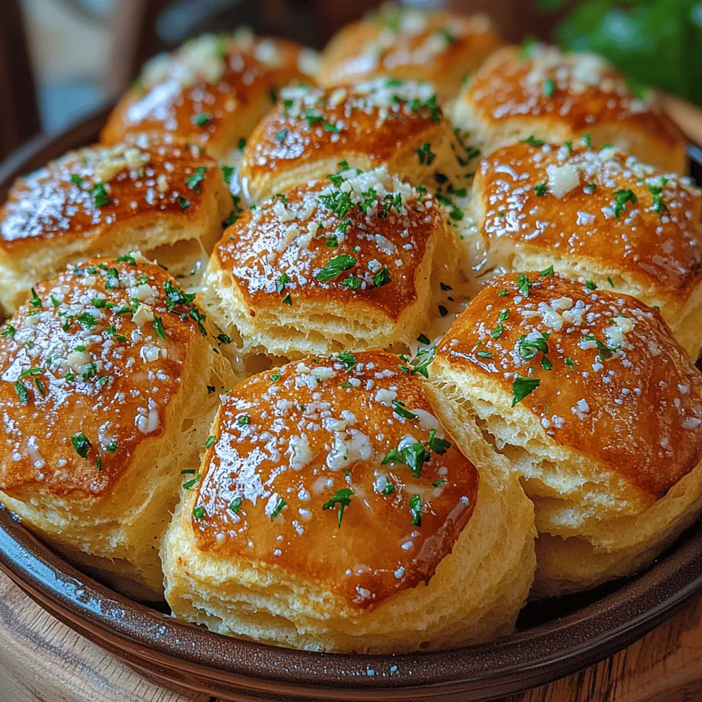 Golden Garlic Parmesan Pull-Apart Bread is a delightful, savory dish that has quickly become a favorite among bread lovers and party hosts alike. This recipe is not only visually appealing but also incredibly easy to share, making it an ideal appetizer for gatherings, game days, or family dinners. The concept of pull-apart bread has gained popularity due to its interactive nature—each piece can be easily torn away, allowing everyone to indulge in the delicious flavors without the need for utensils.