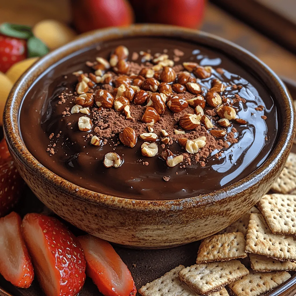 Indulgent dessert dips have become a staple at gatherings and celebrations, offering a delightful twist on traditional sweets. Whether it’s a casual get-together, a festive party, or a cozy night in, a dip can elevate the dessert experience, allowing guests to savor each bite in a more interactive way. Among the myriad of options available, the Decadent Chocolate Hazelnut Delight Dip stands out as a luxurious combination of rich chocolate and nutty hazelnuts. This dip not only captivates the palate but also caters to health-conscious individuals by incorporating nutritious ingredients like coconut milk and maple syrup, allowing for a delightful treat that doesn’t compromise on flavor or integrity.