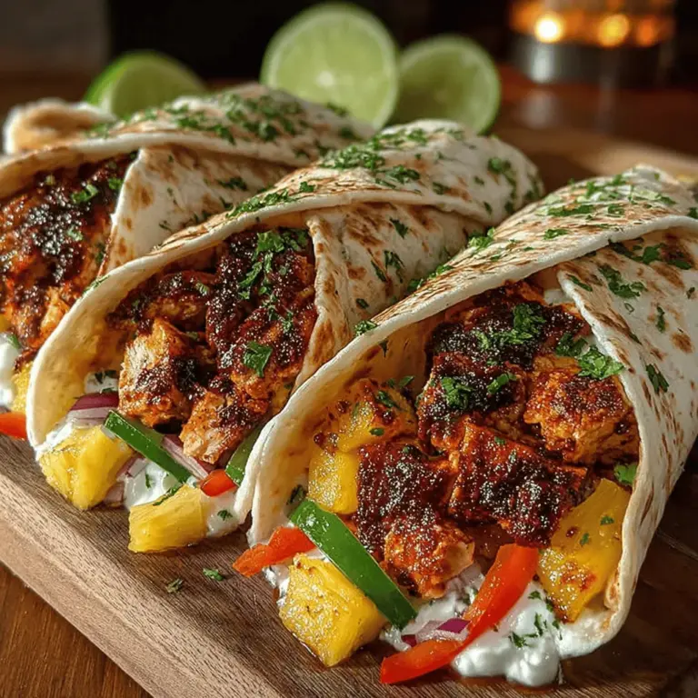 Creating the perfect Sweet & Spicy Chicken and Pineapple Wraps requires careful attention to detail at every stage of the preparation process. Below, we’ll break down the steps to help you master this dish, ensuring vibrant flavors and delightful textures.