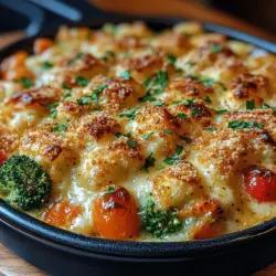 Casseroles have long been a staple in kitchens around the world, celebrated for their ability to deliver warmth, comfort, and nourishment in one dish. These versatile meals can be found in various cuisines, often serving as a focal point during family gatherings and celebrations. The act of sharing a casserole around the dinner table not only brings people together but also creates lasting memories. One such dish that perfectly embodies these qualities is the Creamy Roasted Veggie Casserole.