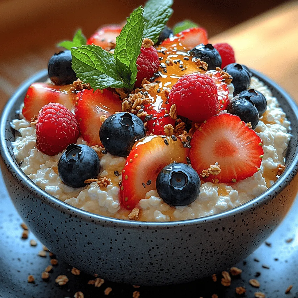 In the world of nutritious breakfasts and satisfying snacks, the cottage cheese bowl has emerged as a versatile staple that appeals to health-conscious individuals and food enthusiasts alike. This simple yet delightful dish serves as a canvas for a variety of flavors and ingredients, making it a favorite among those looking to elevate their meal prep game. The Berry Bliss Cottage Cheese Bowl, in particular, stands out with its vibrant medley of fresh berries that not only add a burst of color but also infuse the dish with a wealth of nutrients.