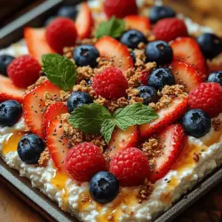 Berry Bliss Cottage Cheese Bowl