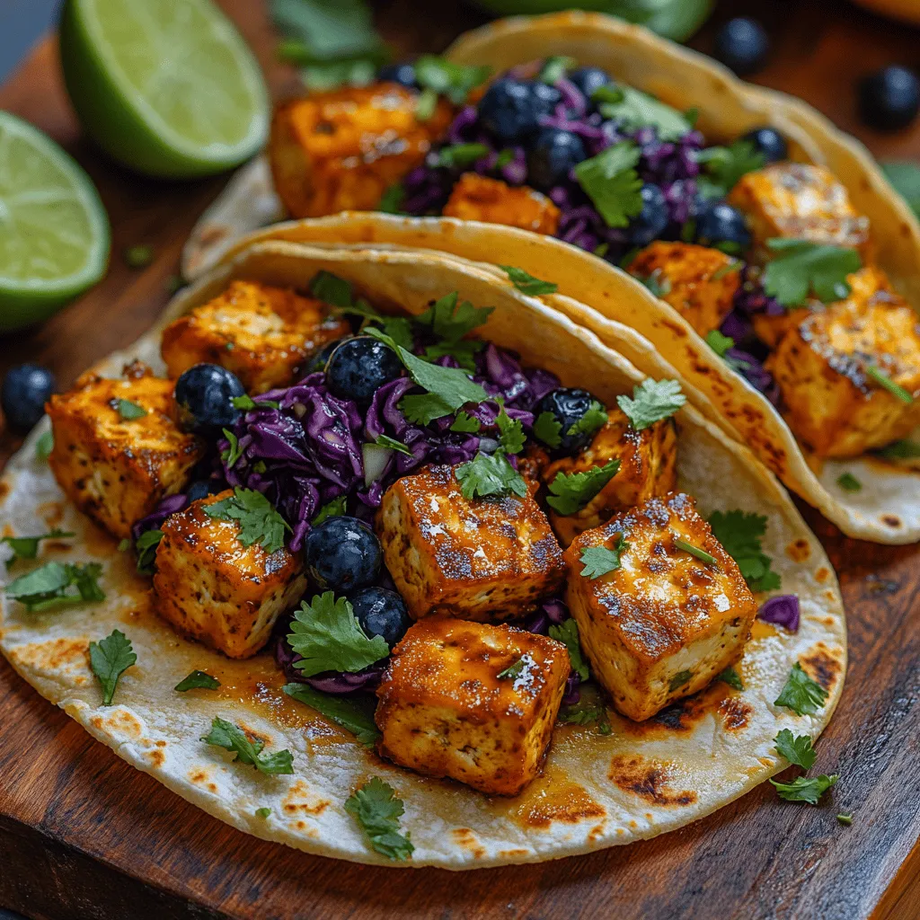 In recent years, plant-based meals have surged in popularity, becoming a staple choice for health-conscious eaters and food enthusiasts alike. This shift is driven by a growing awareness of the environmental impact of meat consumption, coupled with the myriad health benefits associated with a plant-based diet. Rich in essential nutrients, low in saturated fat, and high in fiber, plant-based meals are not only beneficial for individual health but also promote sustainability. Among the many delicious options available, Tofu Tacos with Blueberry Slaw stands out as a vibrant and nutritious dish that brings together a delightful combination of flavors and textures.