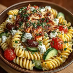 To create a truly delightful pasta salad, it’s essential to understand the ingredients that contribute to its flavor and nutritional profile. The Chilled Mediterranean Delight is built upon a foundation of wholesome components, each playing a vital role in the overall taste and health benefits of the dish.