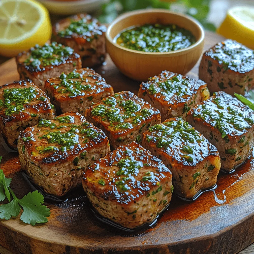 If you're looking for a dish that balances savory flavors with a vibrant, herbaceous twist, look no further than Herbaceous Chimichurri Steak Bites. This recipe marries the tenderness of perfectly cooked sirloin steak with a zesty chimichurri sauce, resulting in a culinary experience that is both satisfying and refreshing. Originating from Argentina, chimichurri is a traditional sauce designed to enhance grilled meats, making it a staple in Argentine cuisine. It is not just a condiment; it is a celebration of fresh herbs and bold flavors that elevate any dish.