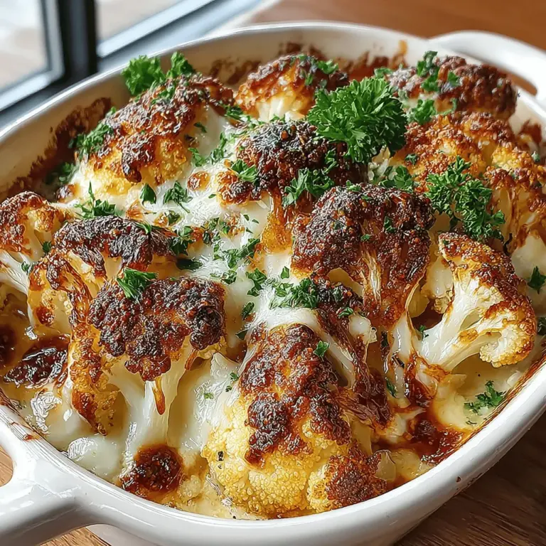 Achieving uniform cauliflower florets is key to ensuring even cooking and flavor distribution in your Creamy Garlic Roasted Cauliflower Bake. Here are some effective tips for cutting cauliflower: