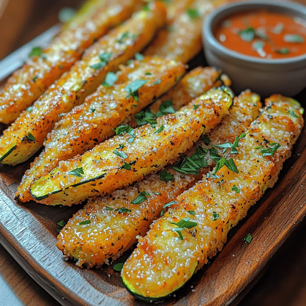 If you're in search of a snack or side dish that’s both healthy and indulgent, look no further than Crunchy Zucchini Parmesan Fries. This delightful recipe transforms ordinary zucchini into crispy, golden fries that are sure to satisfy your cravings without the guilt. Whether served alongside your favorite dip, as a side to a hearty meal, or enjoyed on their own, these zucchini fries are packed with flavor and texture.