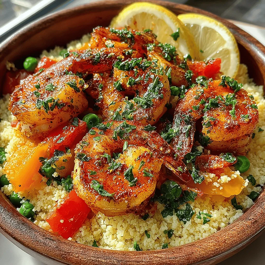 The allure of seafood dishes lies in their ability to combine freshness with vibrant flavors. One such delightful recipe is Smoky Paprika Shrimp and Couscous, which not only tantalizes your taste buds but also fits perfectly into a busy lifestyle. This dish, with its rich smokiness from paprika and the satisfying texture of couscous, is a quick yet impressive meal that can be prepared in just 25 minutes. Whether you're cooking for family or hosting friends, this recipe brings both elegance and simplicity to your dining table.