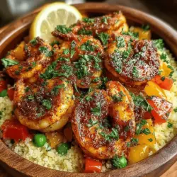 The allure of seafood dishes lies in their ability to combine freshness with vibrant flavors. One such delightful recipe is Smoky Paprika Shrimp and Couscous, which not only tantalizes your taste buds but also fits perfectly into a busy lifestyle. This dish, with its rich smokiness from paprika and the satisfying texture of couscous, is a quick yet impressive meal that can be prepared in just 25 minutes. Whether you're cooking for family or hosting friends, this recipe brings both elegance and simplicity to your dining table.
