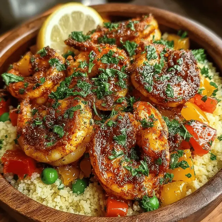 The allure of seafood dishes lies in their ability to combine freshness with vibrant flavors. One such delightful recipe is Smoky Paprika Shrimp and Couscous, which not only tantalizes your taste buds but also fits perfectly into a busy lifestyle. This dish, with its rich smokiness from paprika and the satisfying texture of couscous, is a quick yet impressive meal that can be prepared in just 25 minutes. Whether you're cooking for family or hosting friends, this recipe brings both elegance and simplicity to your dining table.