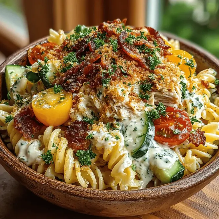 As the warm summer months approach, the appeal of refreshing and satisfying dishes becomes even more pronounced. Whether you're planning a family picnic, hosting a backyard barbecue, or simply looking for a quick and easy dinner option, Creamy Cold Chicken Bacon Ranch Pasta Salad stands out as an ideal choice. This dish captures the essence of summer gatherings with its vibrant flavors and hearty ingredients, offering a delightful combination of creamy ranch dressing, tender chicken, and crispy bacon.