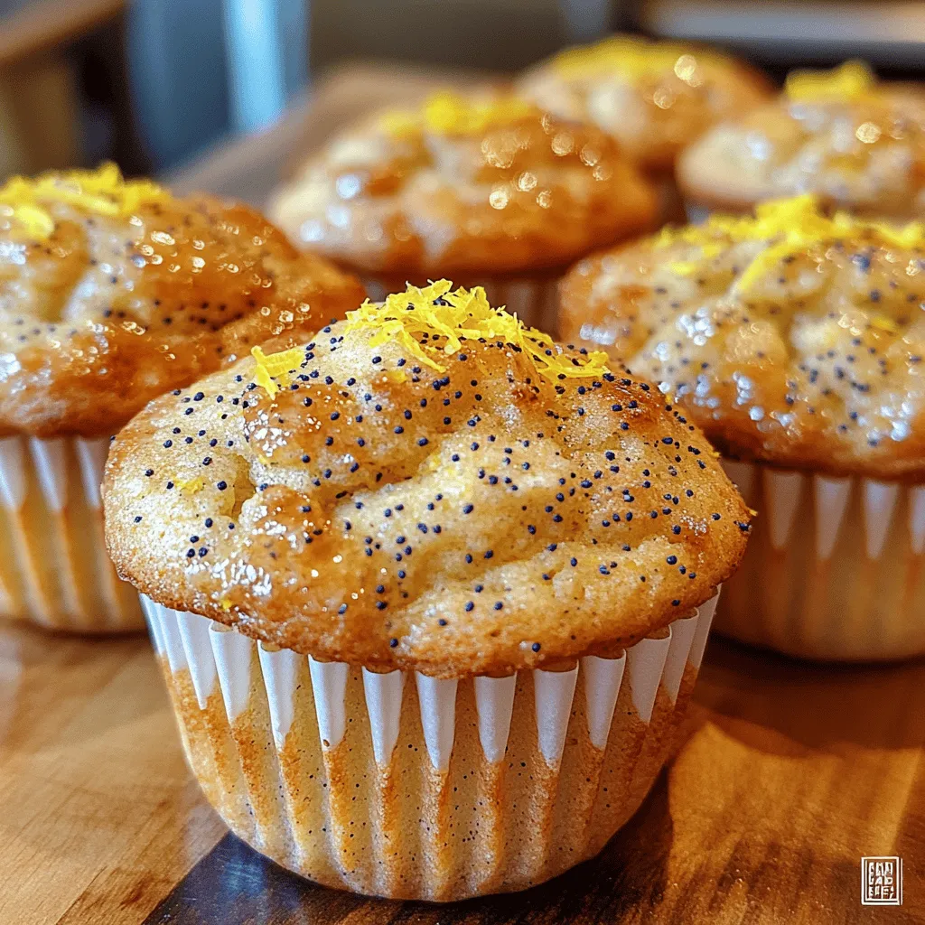 If you're searching for a delightful and refreshing breakfast option, look no further than Zesty Sunshine Lemon Poppy Seed Muffins. These muffins are a celebration of bright flavors and textures, combining the tangy zest of fresh lemons with the delightful crunch of poppy seeds. Perfectly moist and bursting with sunshine, they offer not only a delicious treat but also a boost of energy to kick-start your day.