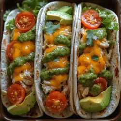 Creating a memorable dining experience goes beyond just the taste of the food; it’s also about presentation and pairing. Here are some ideal serving suggestions for your Creamy Cilantro Chicken Wraps that will elevate your meal to new heights.