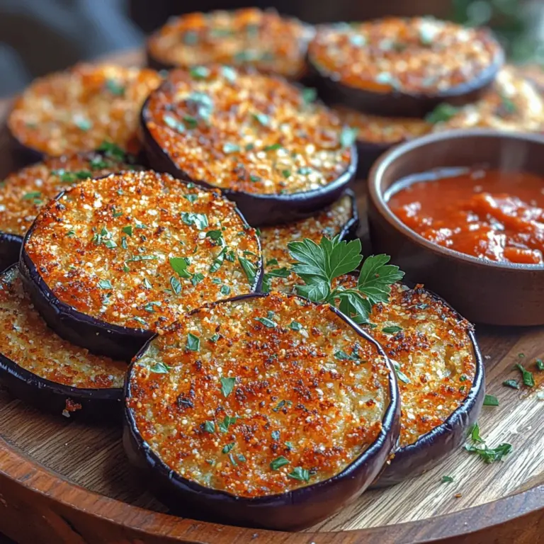 Welcome to the world of Crunchy Eggplant Delight, a deliciously satisfying dish that perfectly marries health and flavor. This recipe takes the humble eggplant and transforms it into a crispy, golden treat that can serve as a delightful appetizer or a flavorful side dish. Whether you're a seasoned cook or a beginner looking to explore new culinary horizons, this guide will walk you through every step of creating this crunchy delight.