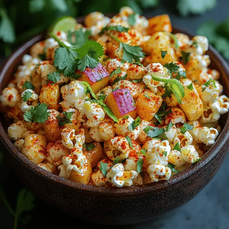Welcome to the vibrant world of culinary delights, where every ingredient tells a story and every dish holds the promise of joy. Today, we’re diving into a snack that’s nothing short of an explosion of flavor—Zesty Crunchy Chili Lime Popcorn. This delightful treat is more than just a simple snack; it’s a fusion of tastes and textures that will elevate your movie night or casual gatherings into a gourmet experience.
