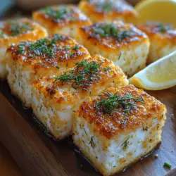 Crispy Baked Feta Crust Cubes are a delightful appetizer that will elevate any gathering or party. This dish features cubes of creamy feta cheese enveloped in a crunchy, golden-brown crust, making it an enticing choice for those who appreciate a perfect blend of textures and flavors. The contrast between the crisp exterior and the soft, rich interior creates a gourmet experience that is sure to impress your guests or satisfy your snack cravings.