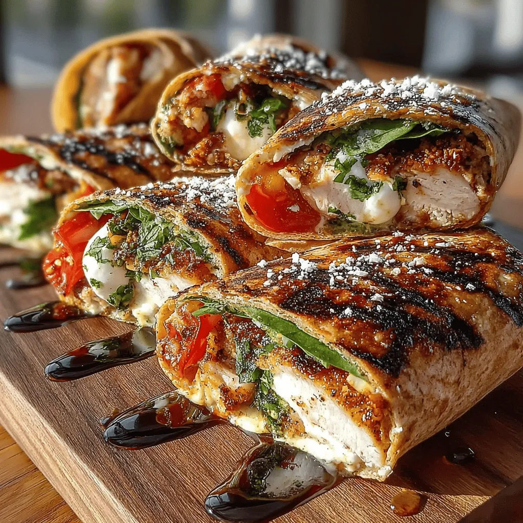 When it comes to creating a meal that is both refreshing and satisfying, Caprese Chicken Wraps are a standout choice. This recipe combines the classic flavors of a traditional Caprese salad with the heartiness of grilled chicken, all wrapped up in a convenient tortilla. Perfect for a quick lunch, a picnic in the park, or a light dinner, these wraps are not only easy to prepare but also packed with vibrant flavors that are sure to please any palate.