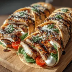 When it comes to creating a meal that is both refreshing and satisfying, Caprese Chicken Wraps are a standout choice. This recipe combines the classic flavors of a traditional Caprese salad with the heartiness of grilled chicken, all wrapped up in a convenient tortilla. Perfect for a quick lunch, a picnic in the park, or a light dinner, these wraps are not only easy to prepare but also packed with vibrant flavors that are sure to please any palate.