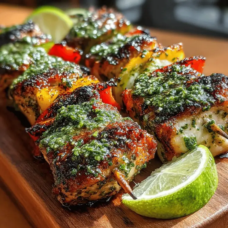 Marinating the chicken is a crucial step in creating the Zesty Basil Lime Chicken Skewers. The marinade, composed of fresh basil, lime juice, garlic, and olive oil, works wonders in infusing the chicken with bright, zesty flavors. To begin, cut your boneless, skinless chicken breasts into bite-sized pieces, about 1 to 1.5 inches. This size ensures even cooking and allows the marinade to permeate each piece effectively.