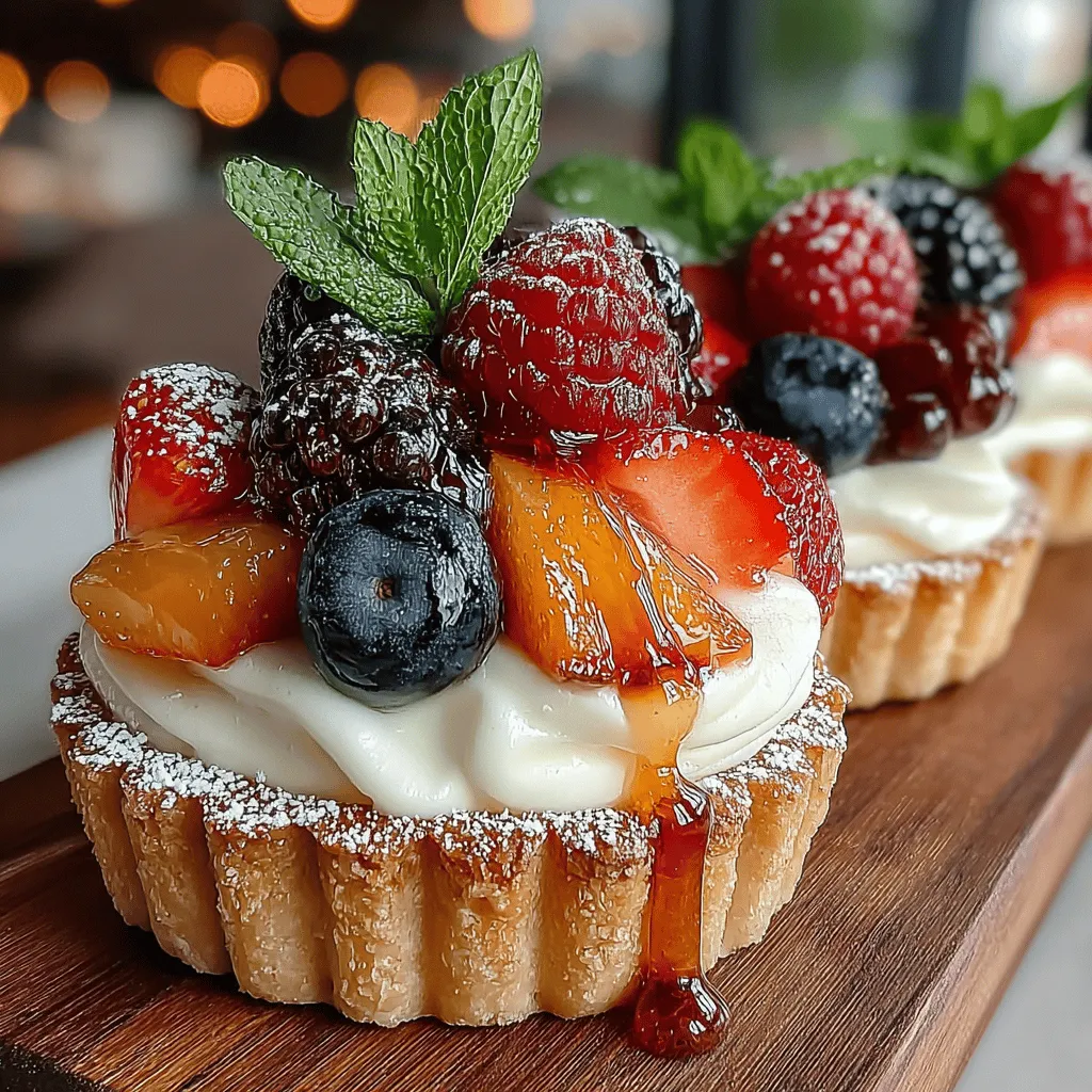 Summer is a season synonymous with vibrant colors and mouthwatering flavors, especially when it comes to fresh fruits. As the sun shines and gardens flourish, there's no better way to celebrate the bounty of nature than with a batch of delightful mini summer fruit tarts. These charming little desserts are not only a feast for the eyes but also a delightful treat for your taste buds, combining a buttery tart shell, a creamy pastry filling, and an array of seasonal fruits that burst with flavor.