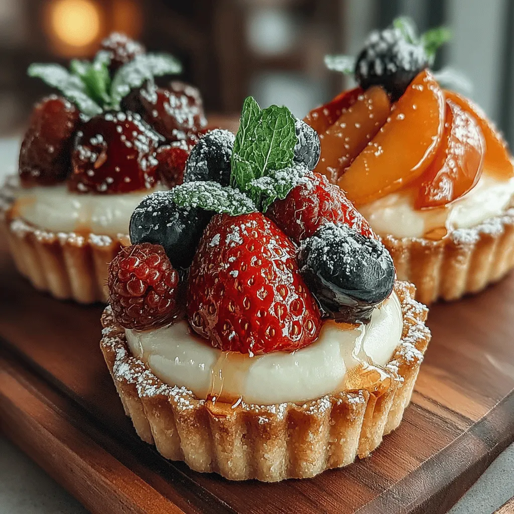 Summer is a season synonymous with vibrant colors and mouthwatering flavors, especially when it comes to fresh fruits. As the sun shines and gardens flourish, there's no better way to celebrate the bounty of nature than with a batch of delightful mini summer fruit tarts. These charming little desserts are not only a feast for the eyes but also a delightful treat for your taste buds, combining a buttery tart shell, a creamy pastry filling, and an array of seasonal fruits that burst with flavor.