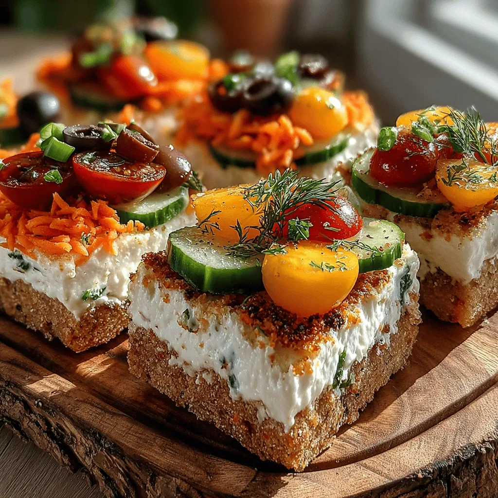 In the world of culinary delights, few dishes capture the essence of freshness and simplicity quite like Chilled Garden Delight Squares. This vibrant recipe is not only a feast for the eyes but also a nourishing option for those seeking a light meal or an enticing appetizer. Imagine a colorful arrangement of crisp vegetables layered atop a creamy, flavorful spread, all neatly tucked between a soft tortilla or flatbread. Whether you're preparing for a picnic, hosting a gathering, or simply enjoying a leisurely lunch, these squares are sure to impress.
