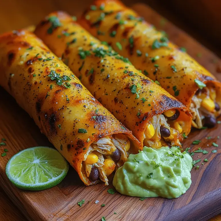 When preparing Crunchy Baked Chicken Taquitos, the choice of tortilla and how you handle them is crucial to achieving that perfect, crispy texture without tearing. Here are some essential techniques to ensure your tortillas remain intact during the filling and rolling process: