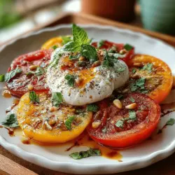 As the summer sun shines brightly, the culinary world comes alive with an abundance of fresh, seasonal ingredients, making it the perfect time to indulge in vibrant salads. Among the myriad of summer dishes, the Fresh Tomato Burrata Salad stands out as a stunning example of how simple, quality ingredients can unite to create a beautiful and delicious appetizer or side dish. This salad is not only a feast for the eyes but also a celebration of flavors that harmonize beautifully on the palate.