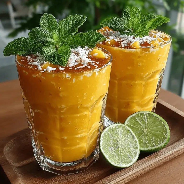 Imagine sipping on a drink that transports you straight to a sun-soaked beach, where the sound of waves gently lapping at the shore mingles with the scent of fresh tropical fruits. The Tropical Bliss Smoothie is not just a refreshing beverage; it's a delightful escape that encapsulates the essence of summer, no matter the season. As the trend for smoothies continues to grow, more people are discovering the convenience and nutritional benefits they offer. Packed with vitamins, minerals, and an array of flavors, smoothies can serve as a quick meal or a satisfying snack, making them an ideal choice for busy lifestyles.