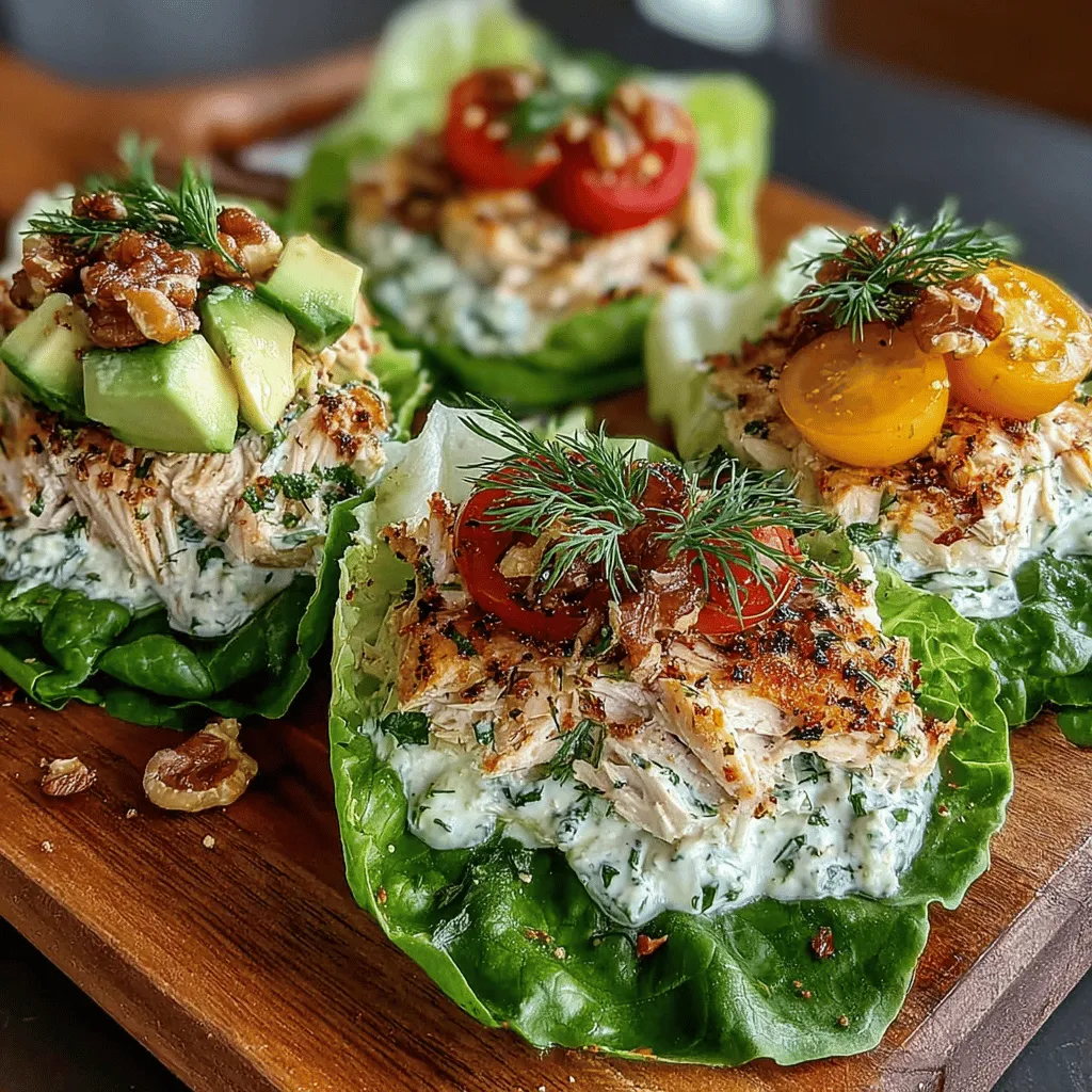 In today’s fast-paced world, finding a meal that is both nutritious and satisfying can often feel like a challenge. Enter Creamy Dill Chicken Lettuce Wraps—a delightful dish that marries convenience with health. These wraps are not only vibrant and refreshing but also packed with flavor and nutrients. They serve as an excellent choice for lunch, dinner, or even a light snack, appealing to a wide range of dietary preferences while keeping the meal light and health-focused.