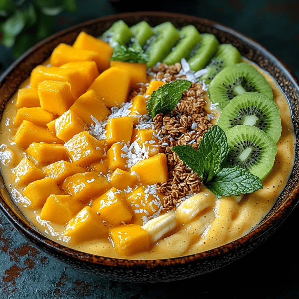Smoothie bowls have emerged as a delicious and visually appealing health trend that captivates the taste buds while packing a nutritional punch. These vibrant bowls are not just a feast for the eyes; they provide a wholesome way to incorporate various fruits, vegetables, and superfoods into your diet. Among the myriad of options available, the Tropical Bliss Smoothie Bowl stands out with its delightful combination of flavor and health benefits, making it a perfect choice for breakfast or an energizing snack.