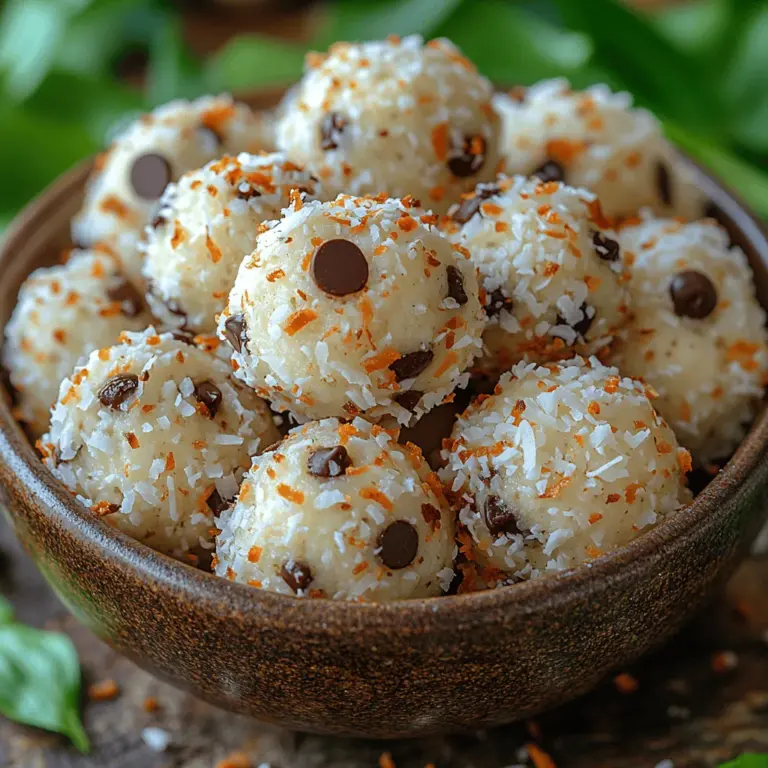 In a world where convenience often trumps nutrition, finding healthy snacks that are both delicious and easy to prepare is paramount. Enter Coconut Treasure Bites—a delightful treat that marries flavor and health in a single bite. These no-bake snacks are not only packed with wholesome ingredients but also cater to a variety of dietary preferences, making them an ideal choice for anyone looking to indulge without compromise. Whether you're following a vegan, gluten-free, or simply a health-conscious lifestyle, Coconut Treasure Bites are a versatile option that fits seamlessly into your daily routine.