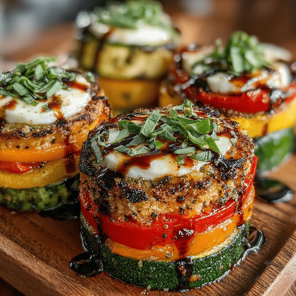 Grilled vegetable dishes have gained immense popularity in recent years, emerging as a staple in both casual and gourmet dining. With their vibrant colors and robust flavors, they not only satisfy the palate but also cater to health-conscious eaters. One standout recipe that encapsulates this culinary trend is Grilled Veggie & Mozzarella Stacks. This dish is not just about taste; it represents a harmonious blend of seasonal vegetables and creamy mozzarella, making it a delicious and healthy choice for any meal.