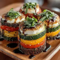 Grilled vegetable dishes have gained immense popularity in recent years, emerging as a staple in both casual and gourmet dining. With their vibrant colors and robust flavors, they not only satisfy the palate but also cater to health-conscious eaters. One standout recipe that encapsulates this culinary trend is Grilled Veggie & Mozzarella Stacks. This dish is not just about taste; it represents a harmonious blend of seasonal vegetables and creamy mozzarella, making it a delicious and healthy choice for any meal.