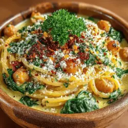 In the realm of comforting meals, few dishes can compete with a plate of creamy pasta. The Creamy Garlic Herb Chickpea Pasta stands out not just for its rich, indulgent flavors but also for its nutritious profile, making it an exceptional choice for any occasion. Whether you are a busy professional seeking a quick weeknight dinner or someone looking to impress guests at a cozy gathering, this dish delivers on all fronts.
