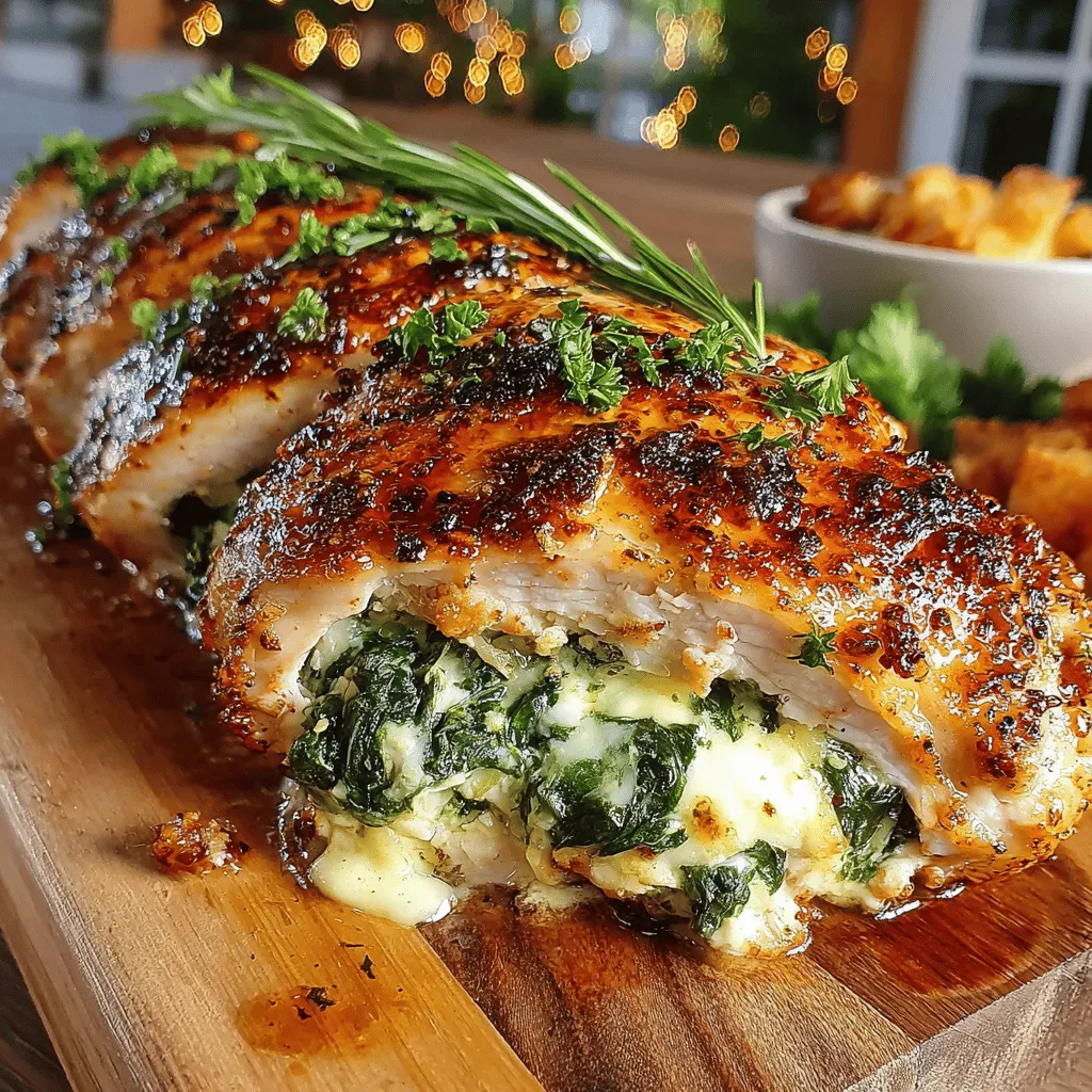 To create the perfect Savory Spinach and Feta Stuffed Chicken, it’s crucial to select the right ingredients. Each component plays a vital role in achieving the desired flavor and texture.